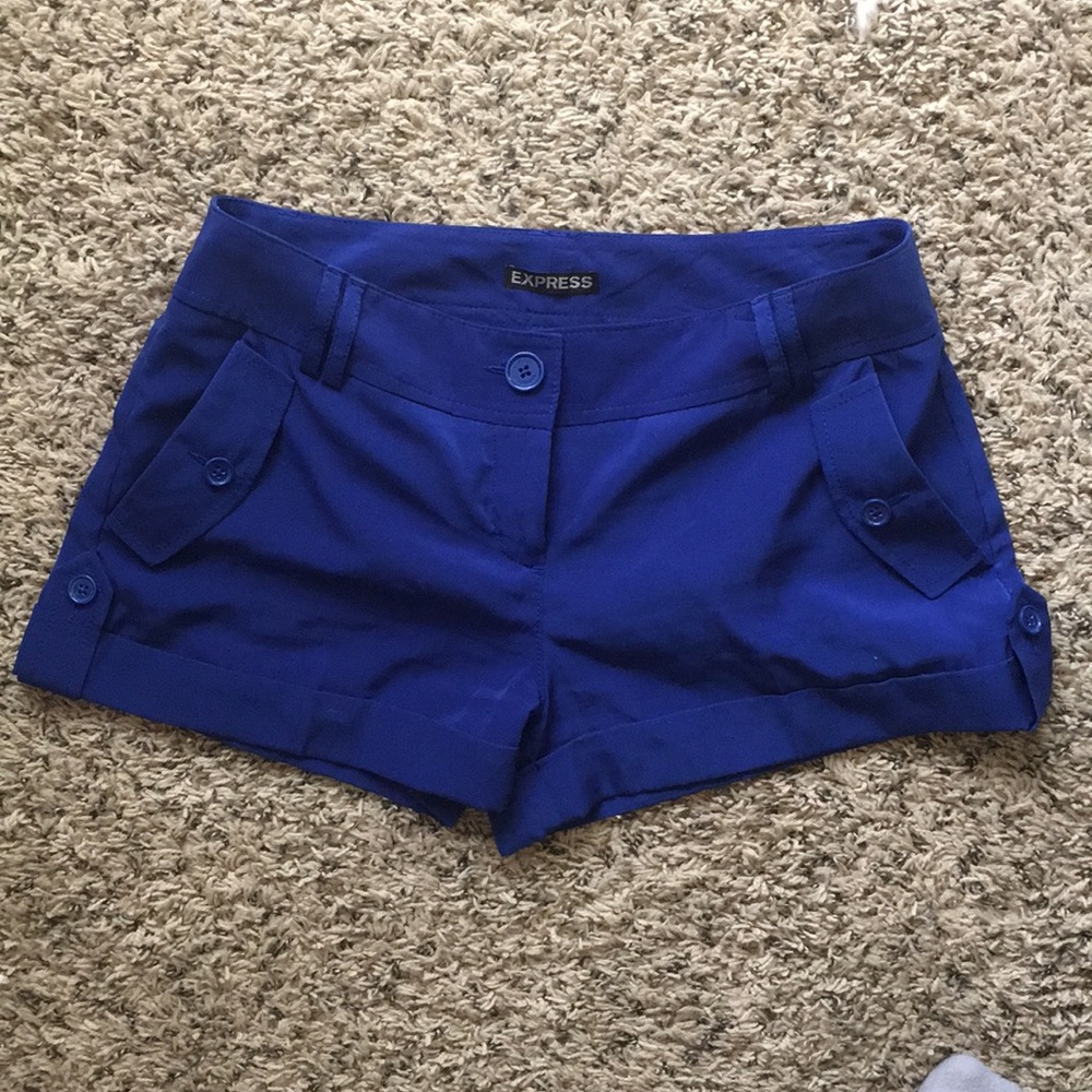 Royal blue shorts